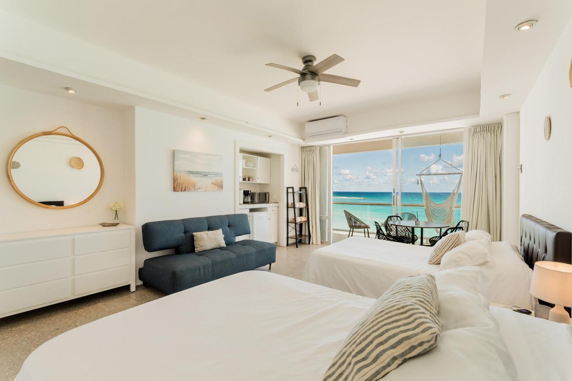 *Turquoise Escape- Beachfront Studio By Casa Paraiso* Cancún Exteriér fotografie