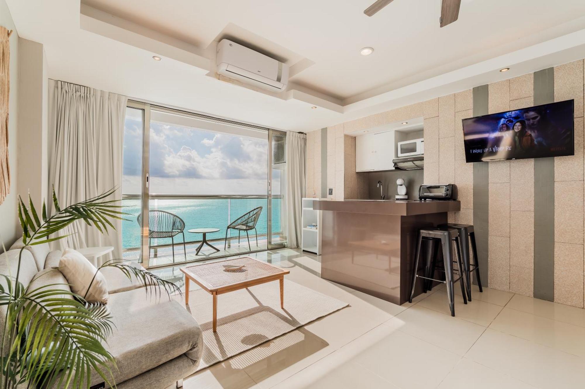 *Turquoise Escape- Beachfront Studio By Casa Paraiso* Cancún Exteriér fotografie
