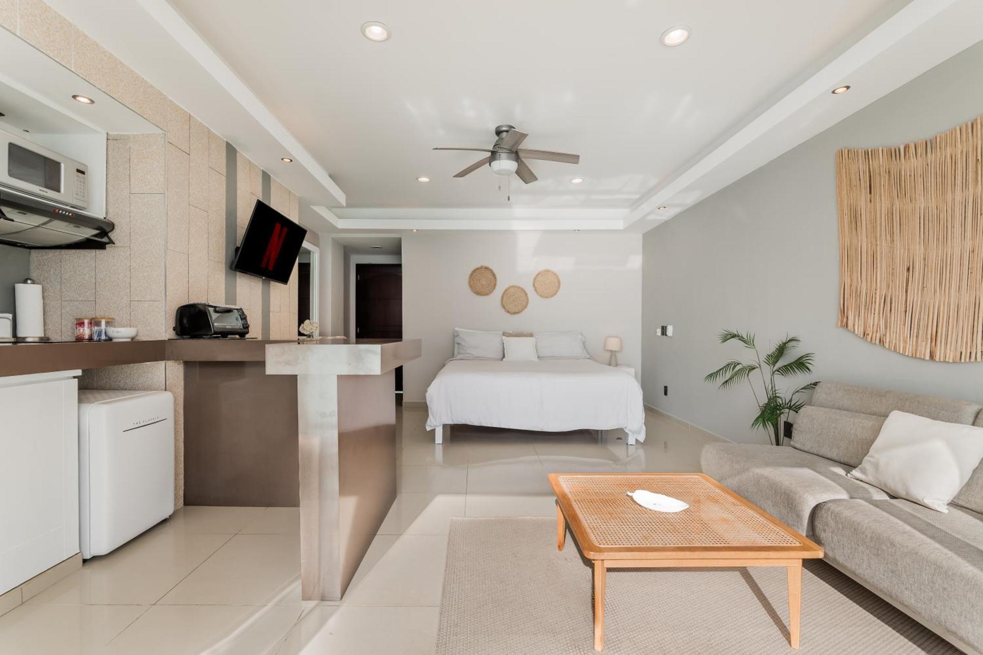 *Turquoise Escape- Beachfront Studio By Casa Paraiso* Cancún Exteriér fotografie